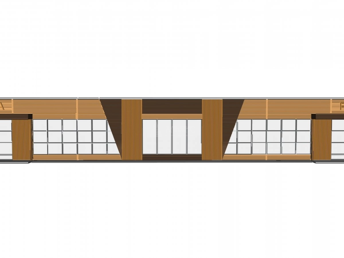 3D визуализация Придорожное кафе из сэндвич-панелей - фото 11