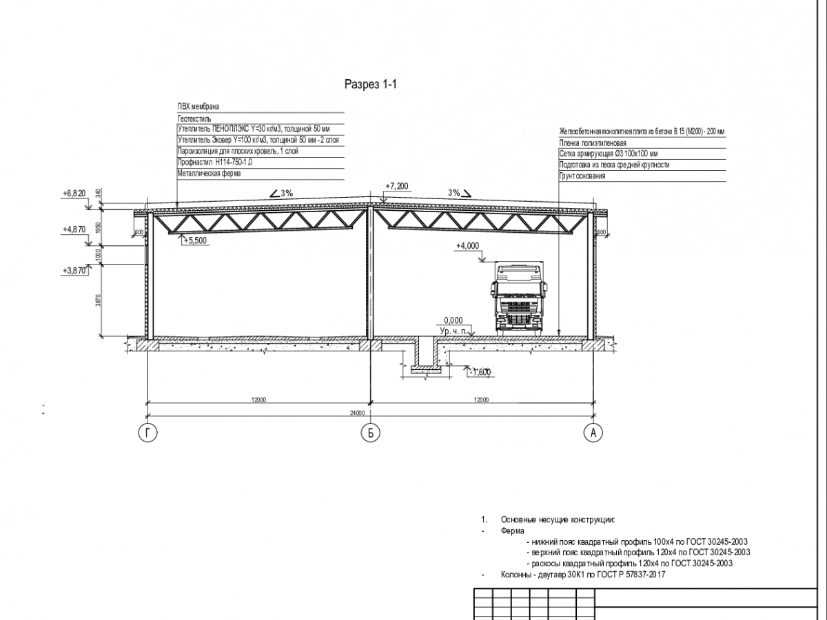 3D визуализация Проект СТО из сэндвич-панелей - фото 15